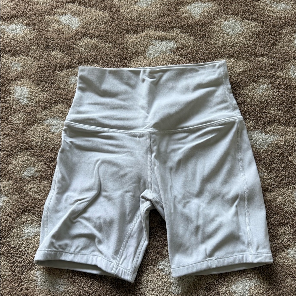 White align shorts